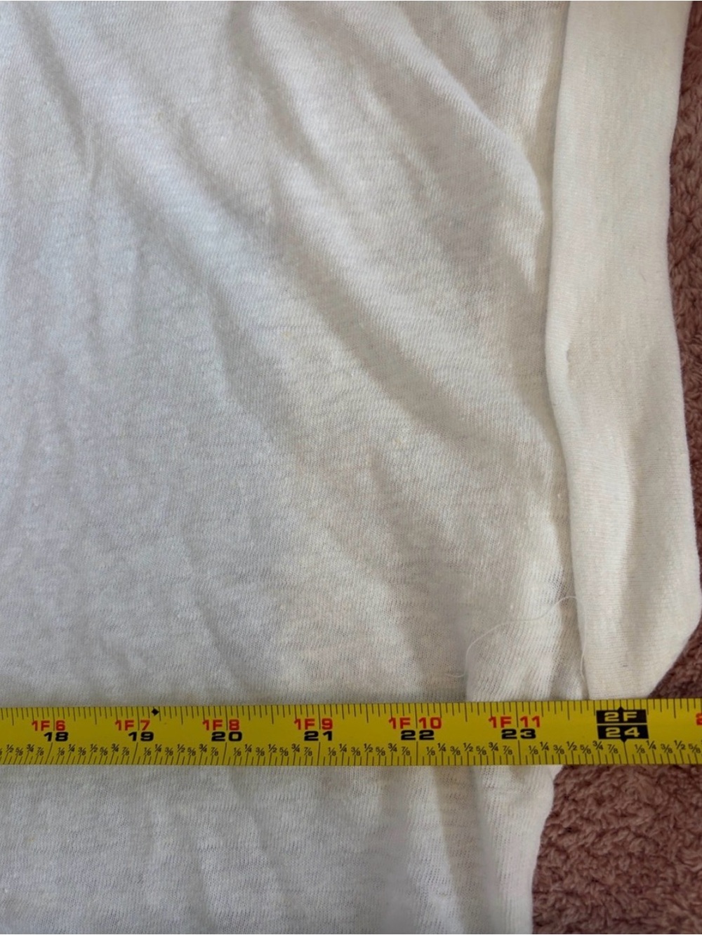 Banana Republic Linen Blend White V-Neck Knit Tunic Top NWT Size XL - Picture 9 of 16